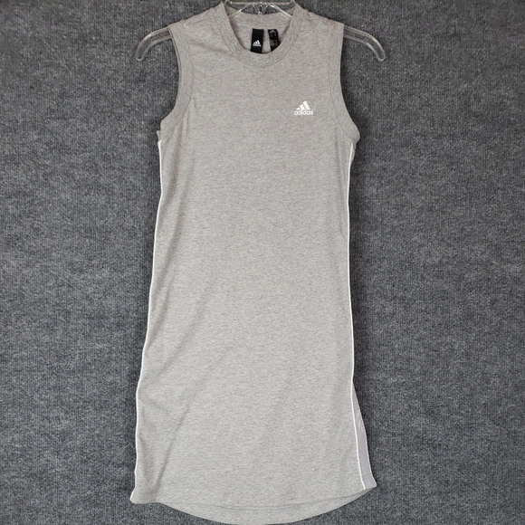adidas Dresses & Skirts - adidas Multi Sport Sleeveless Tank Cotton CHO Dress Grey